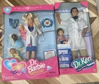 Vintage Mattel Career Collection Dr BARBIE Doll And Dr Ken Doll Lot NIB 1995