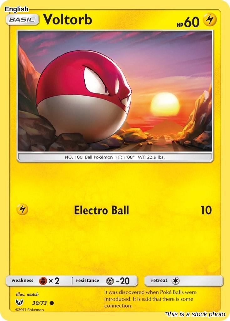 Voltorb [SHL - 30/73] match Common Lightly Played