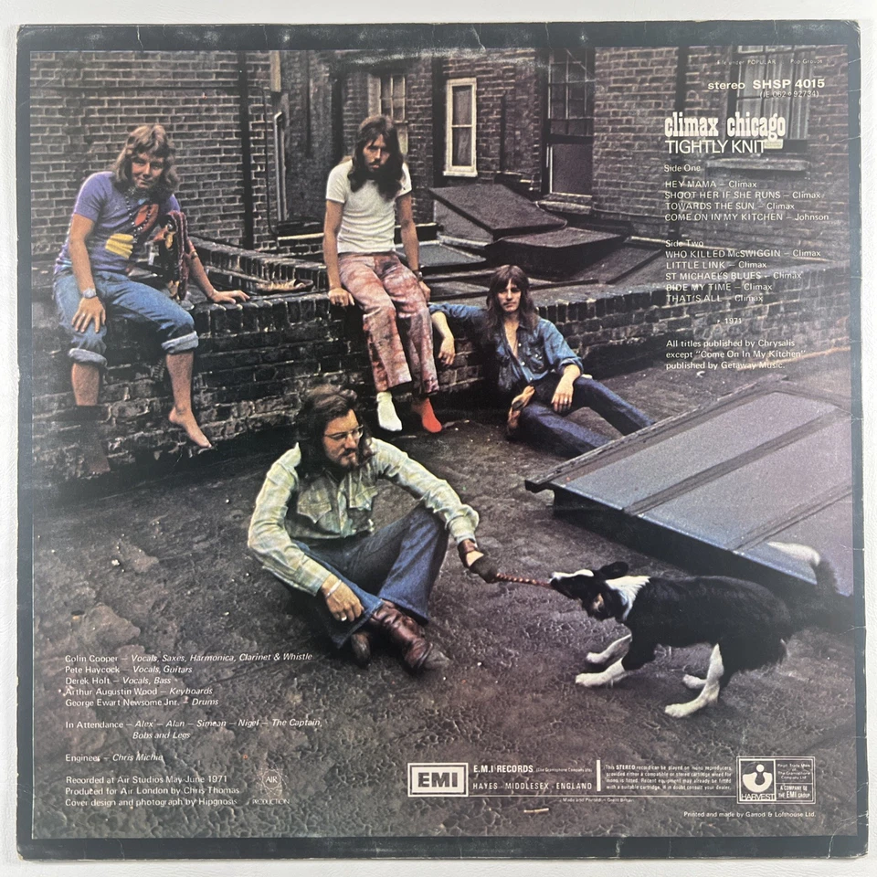 Climax Chicago - Tightly Knit LP EMI Harvest SHSP 4015 VG+ First Press UK 1971 - Image 2 of 4