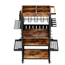 Heavy-duty metal tool organizer,Premium thickened wood panels,tool organizer ...