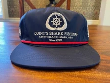 Quint’s Shark Fishing Cap Jaws Limited Edition 50th Anniversary Snapback Hat