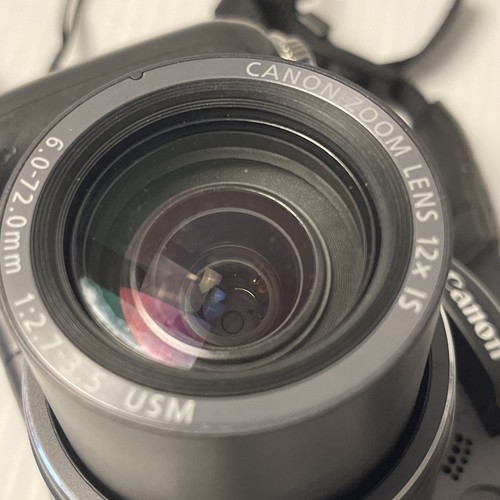 Canon Powershot S3 IS Digital Camera Screen Is Black Parts Only - Picture 2 of 24