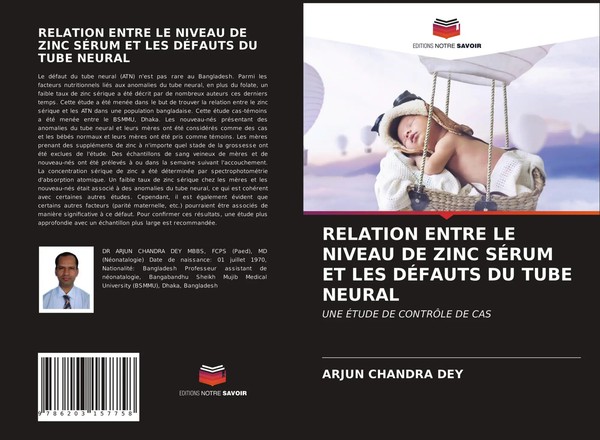 Arjun Chandra Dey | Relation Entre Le Niveau De Zinc SÉRum Et Les DÉFauts Du...-image