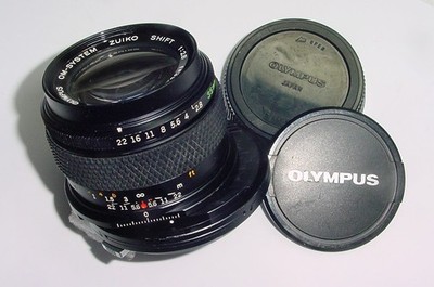 Olympus Objektiv 35 mm f/2,8 Shift Zuiko OM-System Mount manueller Fokus
