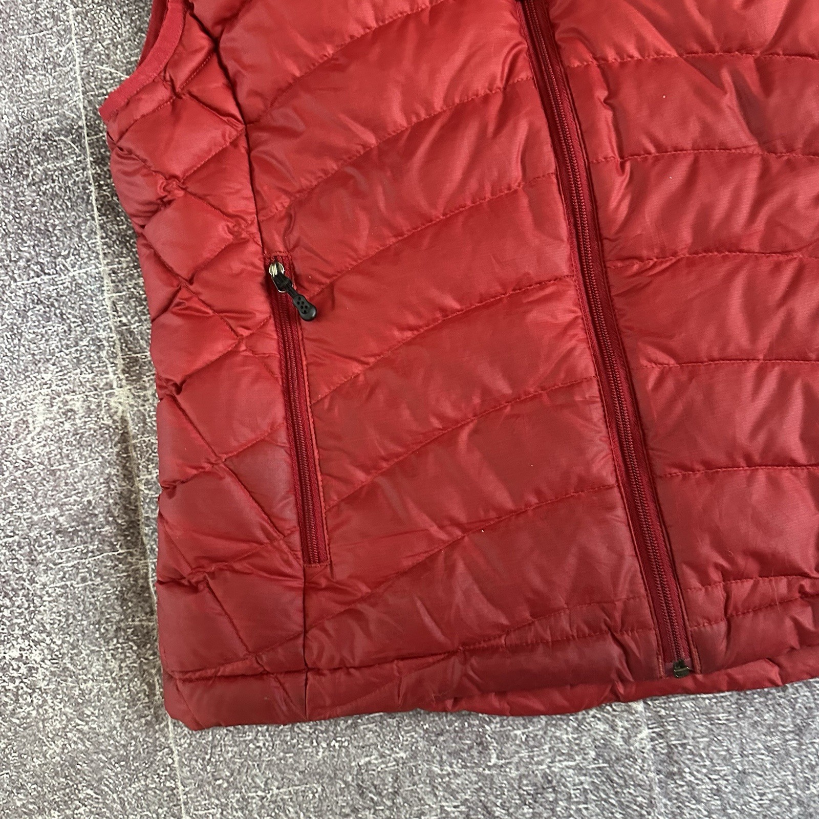 Women's Vintage Y2K Patagonia Down Sweater Vest Tomato Red Puffer Jacket Sz S thumbnail 2