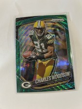 2025 Panini Prizm - Charles Woodson #119 Green Wave Prizm