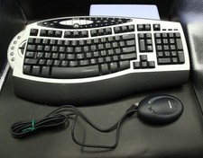 Microsoft Wireless Comfort Keyboard 4000 Model 1045 Mouse With 3.1 Receiver