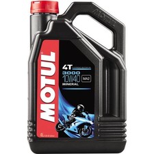 Motul 3000 4T 10W40 Mineral Oil | 4 Liter | 107693 46.34 per gallon
