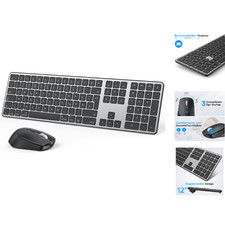 Tastatur und Maus Set Kabellos Raumgrau für ...