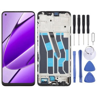 Original Super AMOLED Display LCD Screen Touch Digitizer Frame For Realme 11 4G