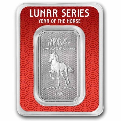 1 oz Silver Bar - 2026 APMEX Year of the Horse (TEP, Series 2) | eBay