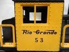 POSTWAR LIONEL No. 53 RIO GRANDE SNOW PLOW, C-7 EX+, RUNS GREAT — photo 3