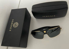 Versace Sonnenbrille schwarz/gold