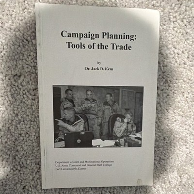 Campaign Planning: Tools Of The Trade
