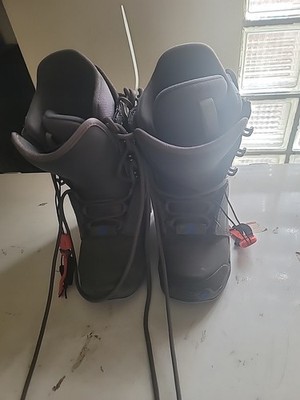 Youth Burton Progression Imprint 1 Snowboard Boots Size 5 Grey