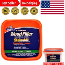 Carpenter  s 1 Quart Stainable Wood Filler: Strong, Easy to Use, Solvent-Free