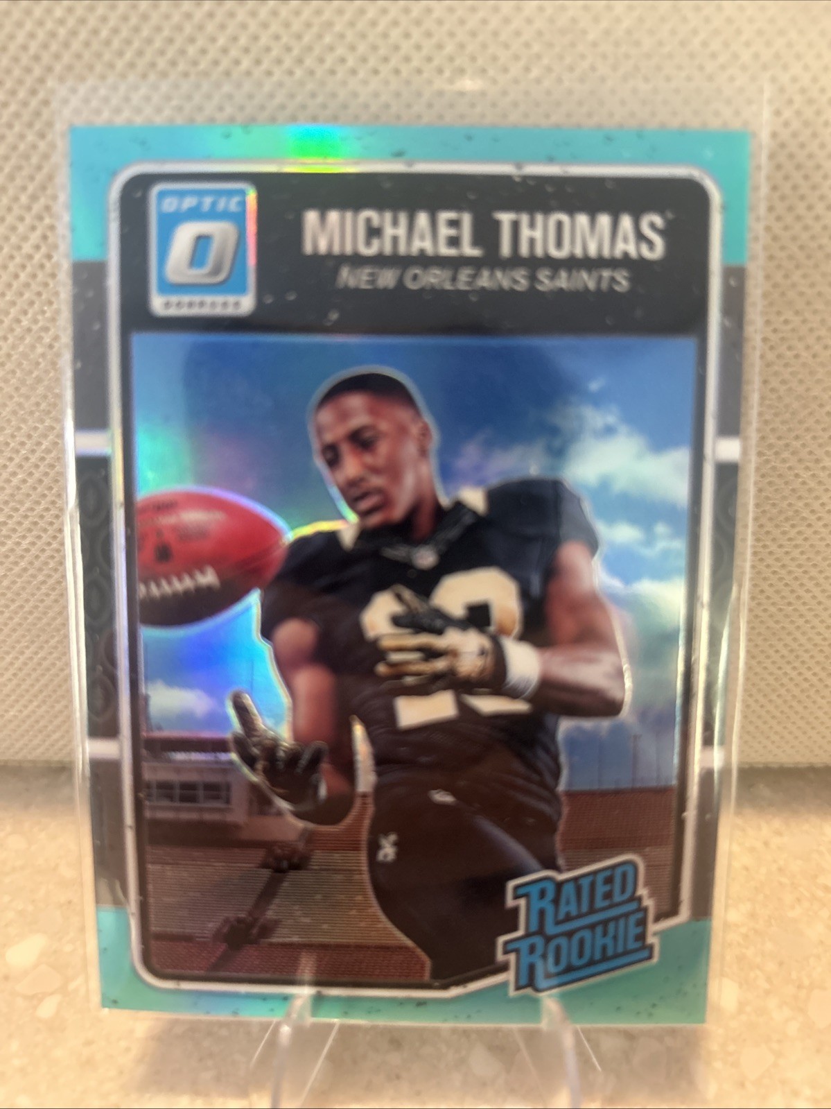 2016 Donruss Optic - Rated Rookie Michael Thomas #186 Aqua /299 (RC)