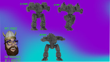 Orochi Alternate Mech Model For Battletech 6mm-10mm-15mm RLWS