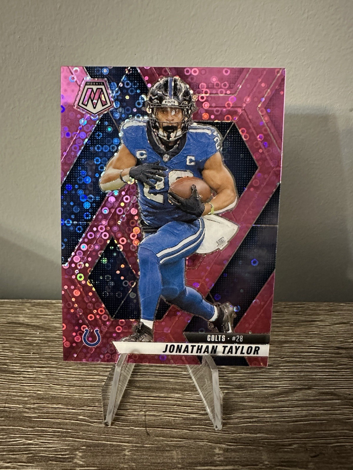 2025 Mosaic No Huddle Pink Disco /20 Jonathan Taylor No. 235