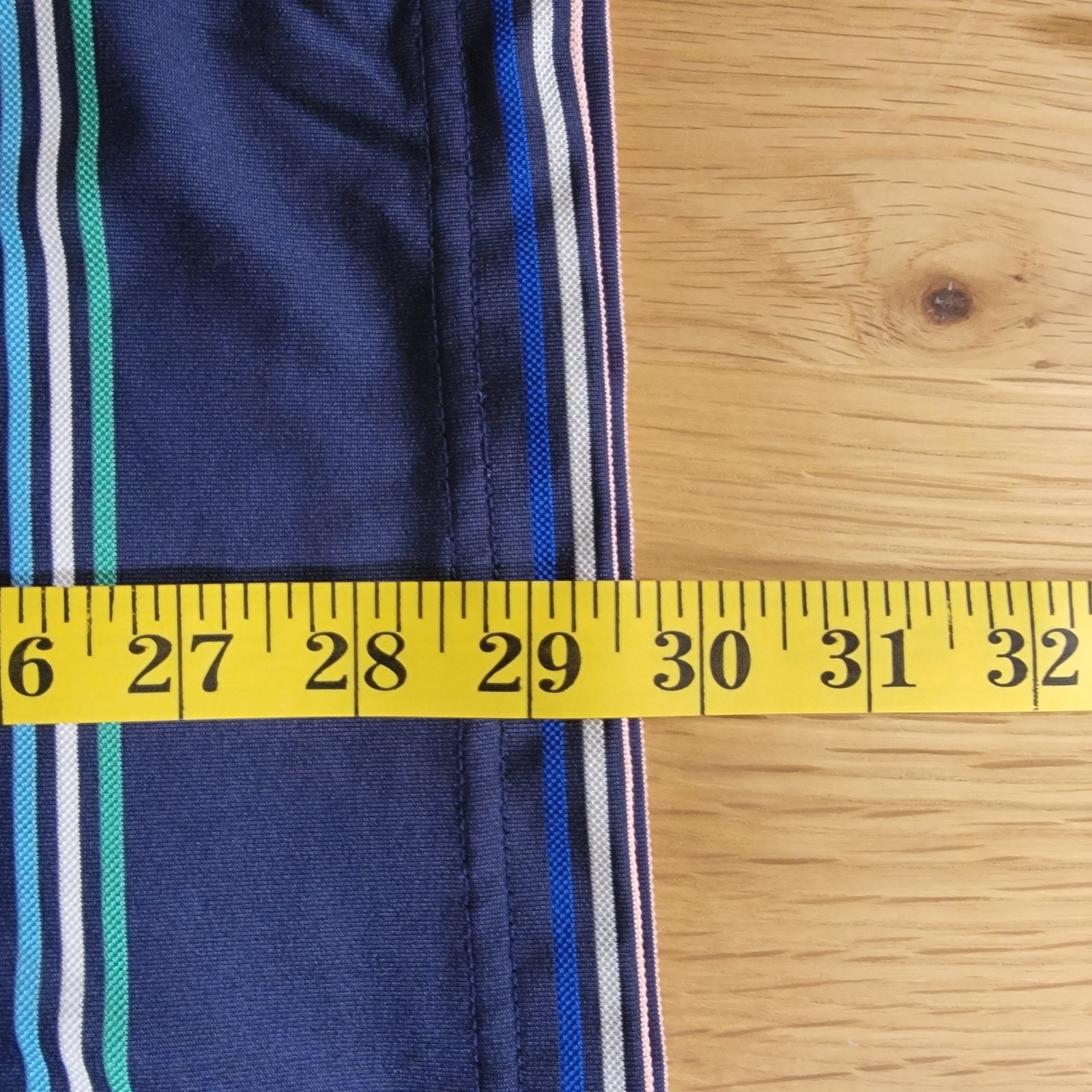 Brooks Brothers Polo Shirt Men's  Large Blue Stripe Golf Performance thumbnail 5