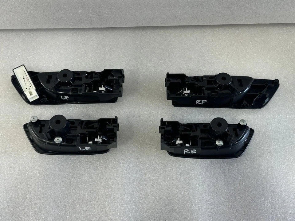 2007 2008 2009 2010 2011 2012 LEXUS ES350 FRONT REAR INTERIOR DOOR HANDLES BLACK - Image 4 of 4