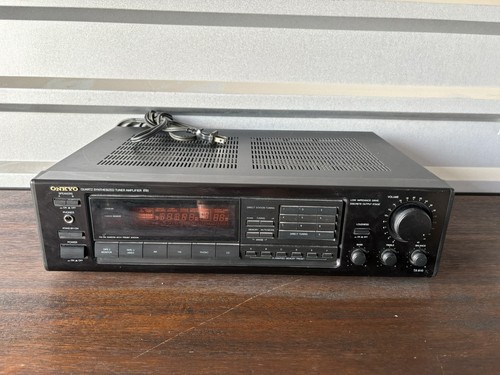 ONKYO TX-910 Stereo Amplifier Receiver Quartz Synthesized AM/FM Tested/Works