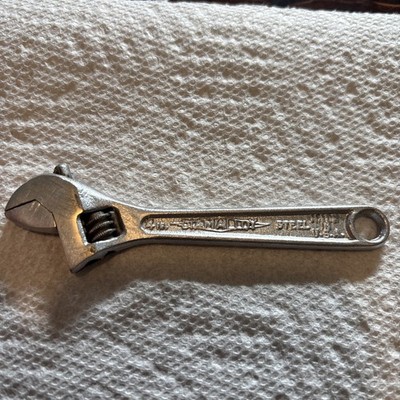 Vintage Diamond Diamalloy Tools 4'' Adjustable Wrench Duluth MN USA