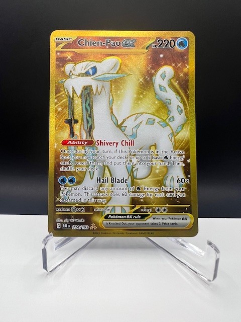 Chien-Pao ex 274/193 Paldea Evolved Hyper Rare Gold NM Pokemon TCG