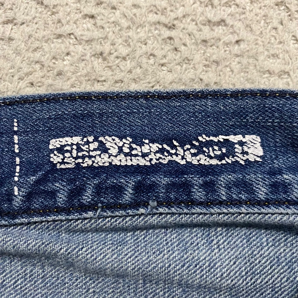 Pantalones de mezclilla Urban Pipeline para hombre 30x32 azul calce relajado pierna recta lavado medio Foto 4 de 4