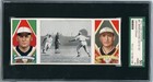 1912 T202 Hassan Triple Folders SGC 4 VG-EX Walter Johnson / Gabby Street