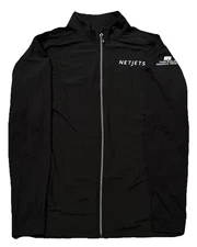Cutter & Buck Full Zip Jacket W/ Sponsors. Netjets. Mens XLT Black. New!