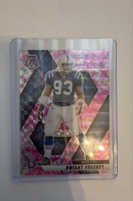 2025 Panini Mosaic - Dwight Freeney #185 Reactive Purple Mosaic Prizm