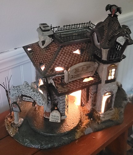 Dept 56 Halloween Riposa in Pace PIETRE TOMBALI opere animate Villaggio delle Nevi - Foto 2 di 19