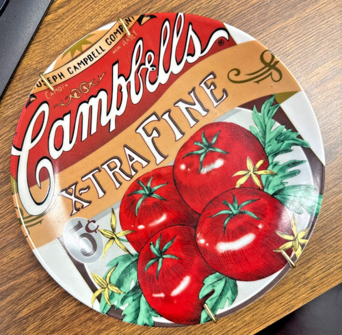 Campbells Soup Two Heritage Collection Plates 8" X-TRA FINE Vintage