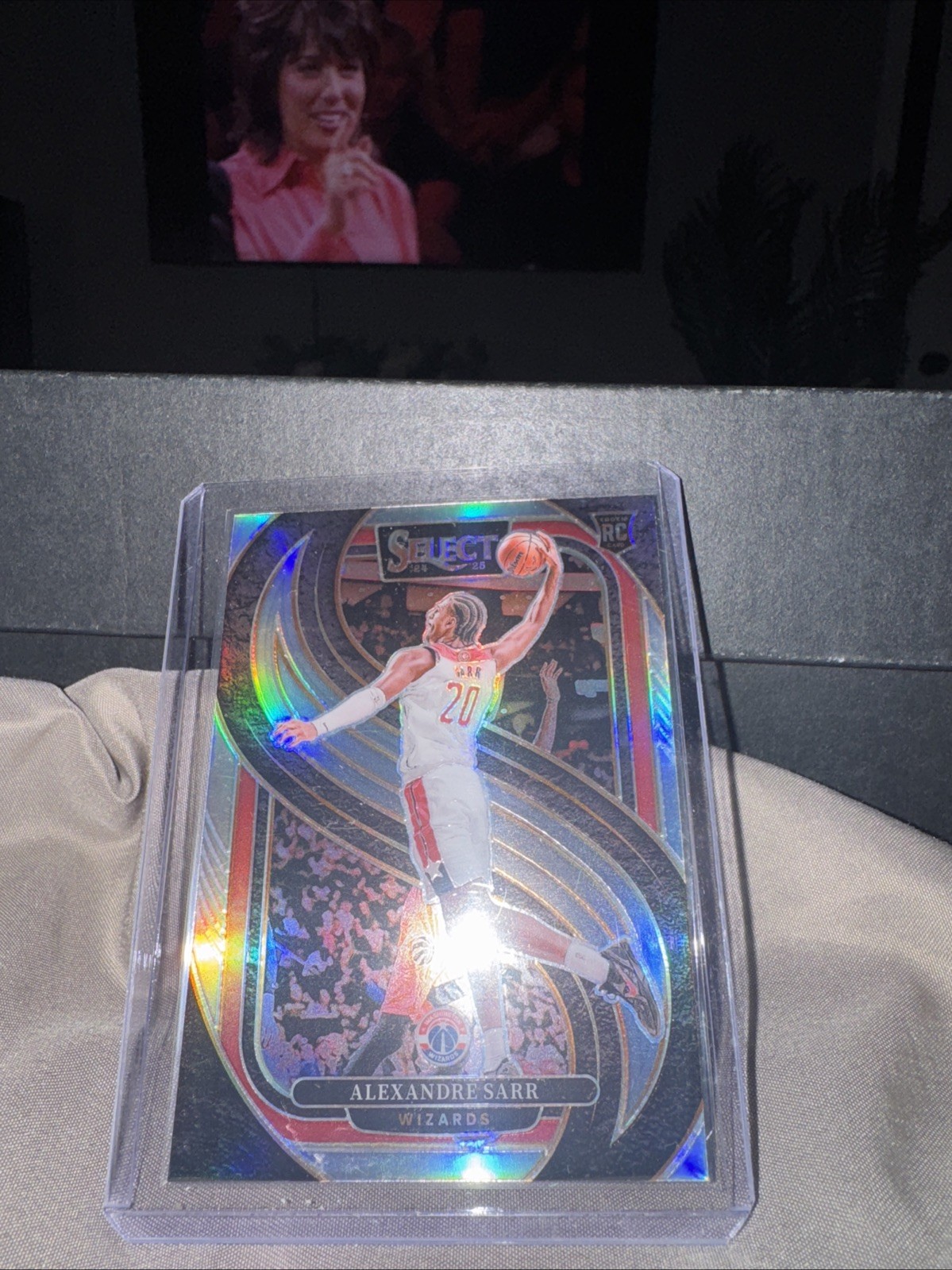 2024-25 Panini Select - Premier Level Alexandre Sarr #185 Silver Prizm (RC)