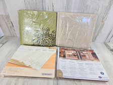 Creative Memories Scrapbook Albums Green  Cream 7x7  Scrapbook Pages