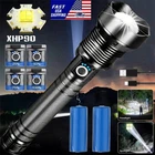 Super Bright 990000LM Powerful LED Tactical Flashlight Torch Rechargeable Light