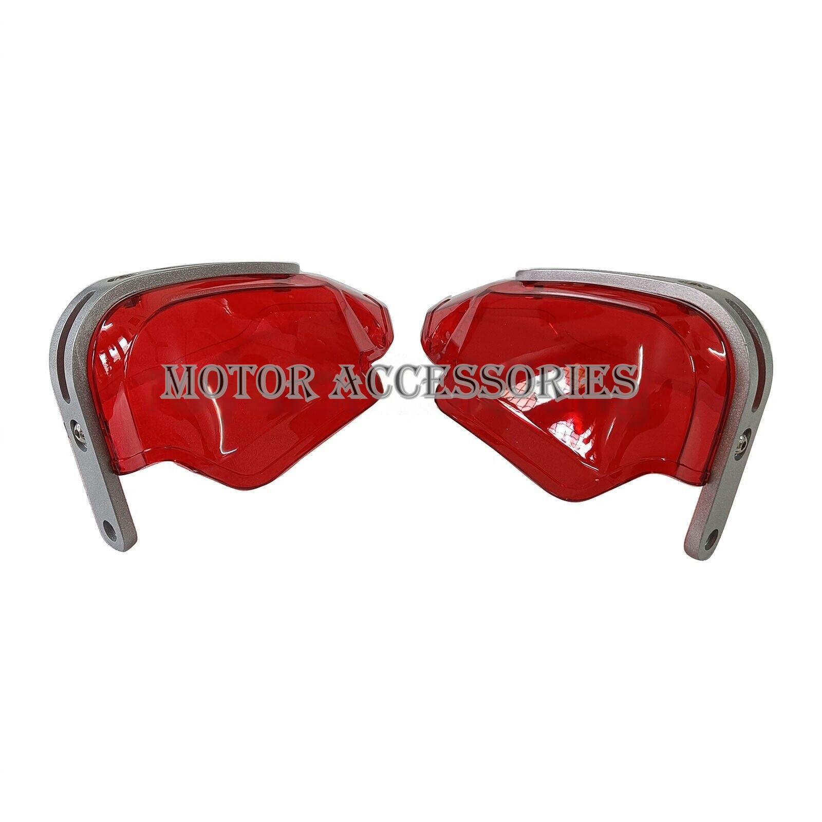 Fit For Royal Enfield Himalayan & Scram 411 Tinted Red Color Hand Guard Kit