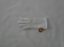 White Wrist-Length Children's Formal Gloves - Size 8-12