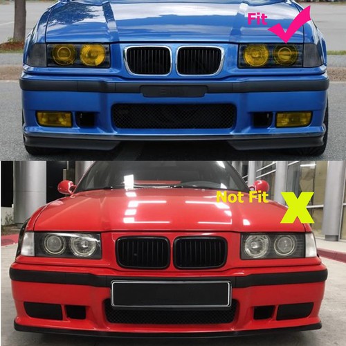 KÜHLERGRILL EINZELSTEG NIEREN GRILL FÜR BMW 3ER E36 96-98 MATT SCHWARZ FACELIFT - Bild 10 von 10