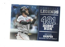 2018 Topps Blue Longball Legends Bryce Harper #LL-27