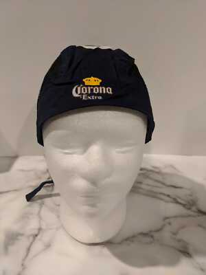 Skull Cap Du Rag Corona Extra Blue NWT