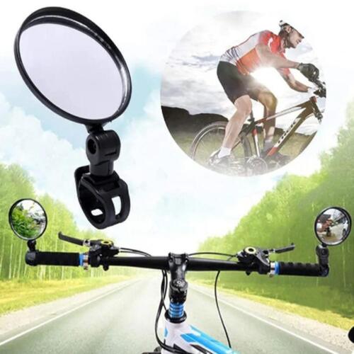Bicycle Rearview Mirror Wide Angle ConvexMirror Bicycle Mirror C6I9 B6J6 - Picture 2 of 14