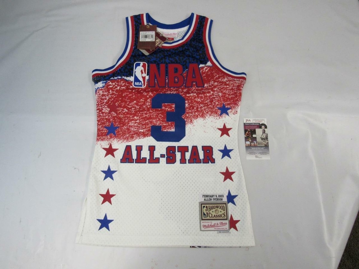 2003 All-Star Allen Iverson #3 76ers Mens Mitchell & Ness