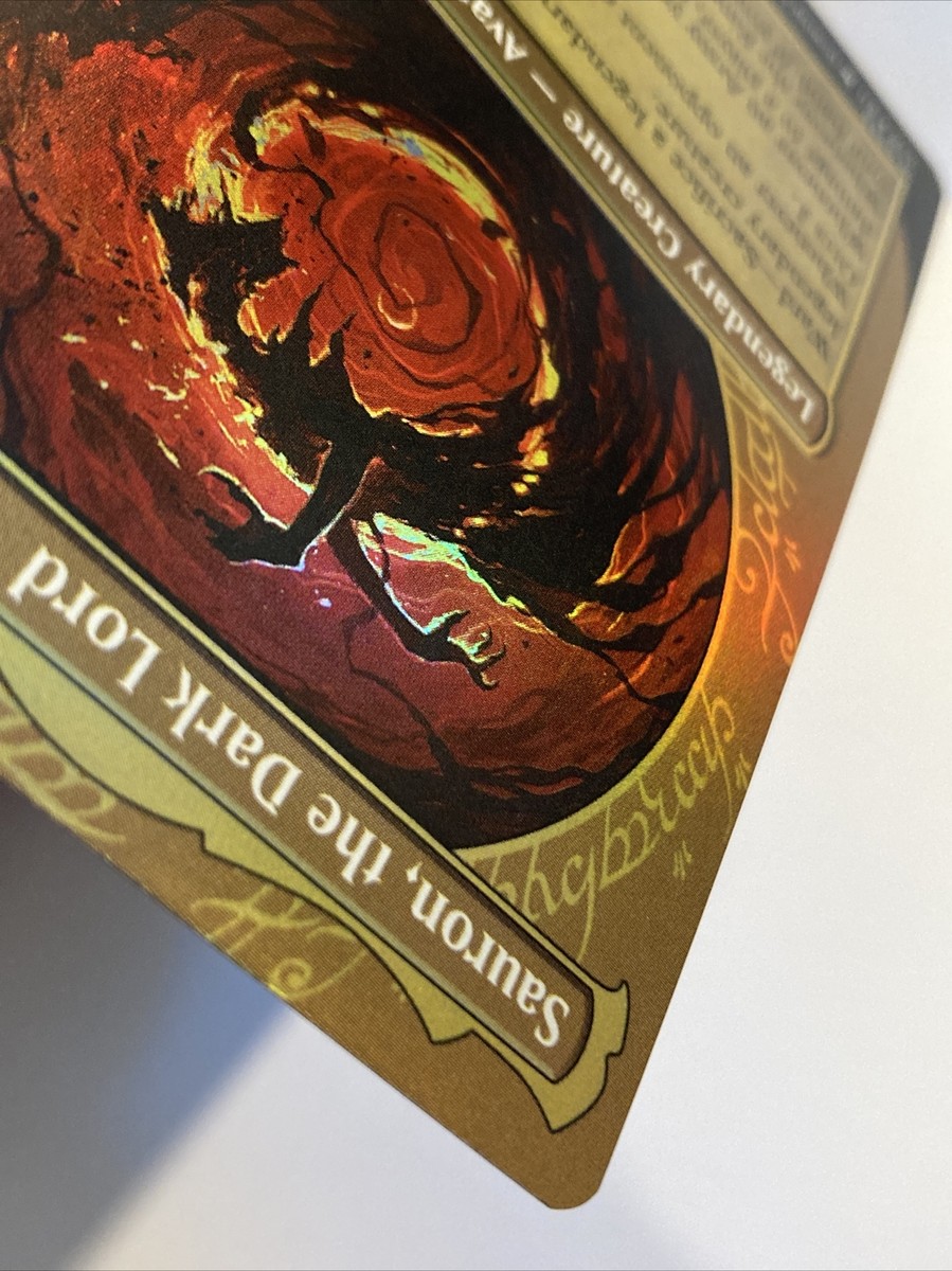 MTG Sauron, the Dark Lord *SHOWCASE FOIL* The Lord of the Rings