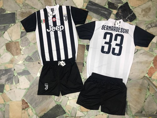 1 MAGLIA E PANTALONCINI BERNARDESCHI JUVENTUS UFFICIALE JUVE KIT ADULTI  BAMBINI | eBay