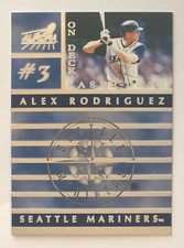 1999 Aurora - On Deck Laser-Cuts - Alex Rodriguez - #18 - Mariners - NrMt