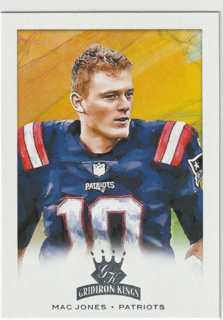 2021 Panini Chronicles Gridiron Kings #5 Mac Jones New England Patriots