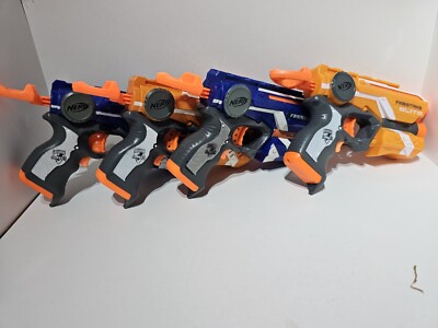 Nerf N-Strike Elite Firestrike Blasters X4 Blau/Orange