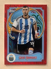 2023 Topps Argentina Fileteado Guido Rodriguez Tango Red /5
